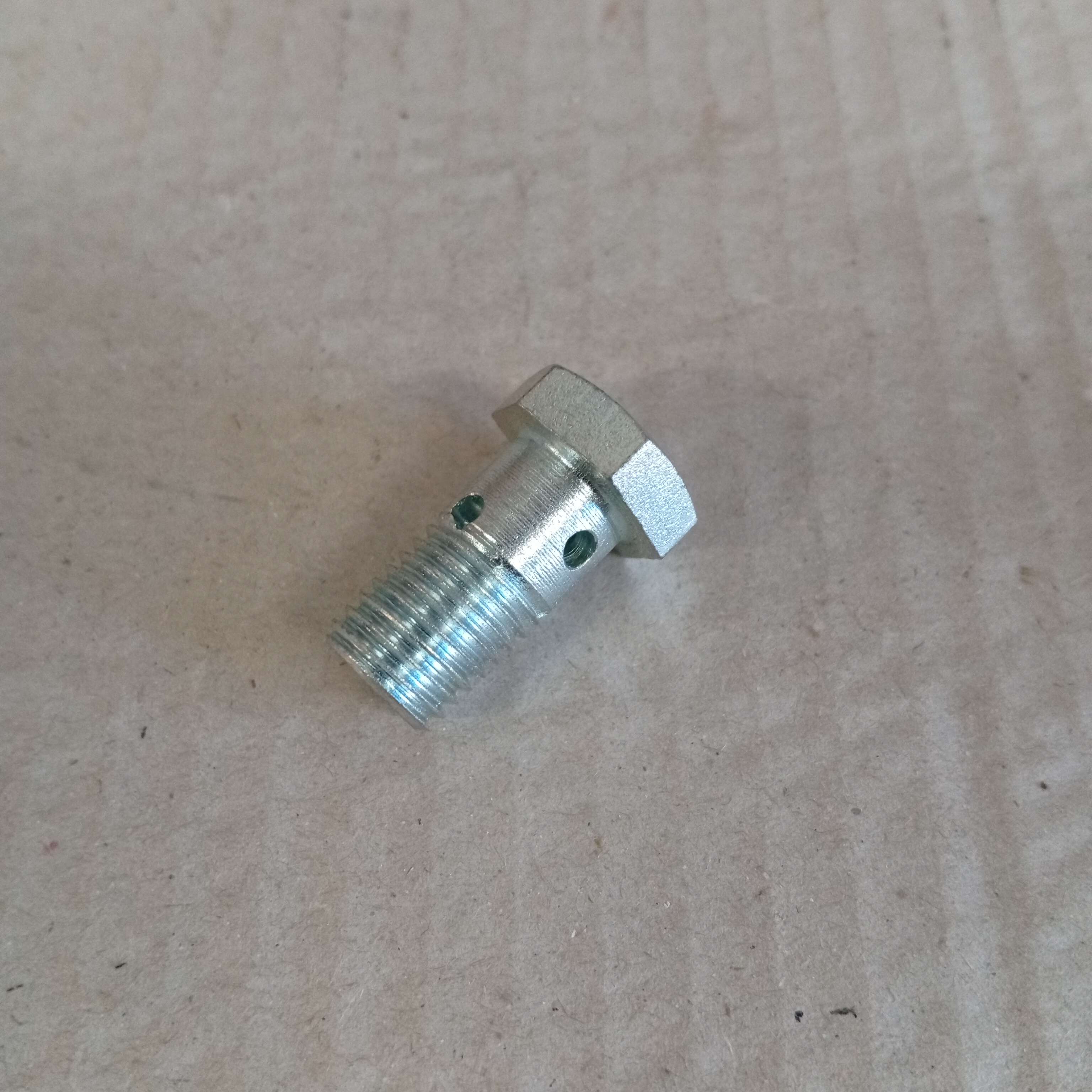 Šroub průtokový M12x1,5 Zn