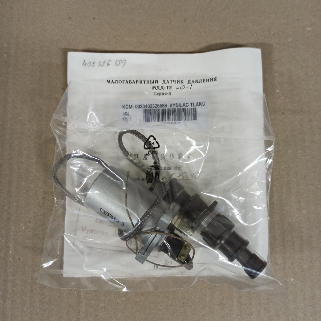 Vysílač tlaku MDD-TE-0-1 ( 3 serie )