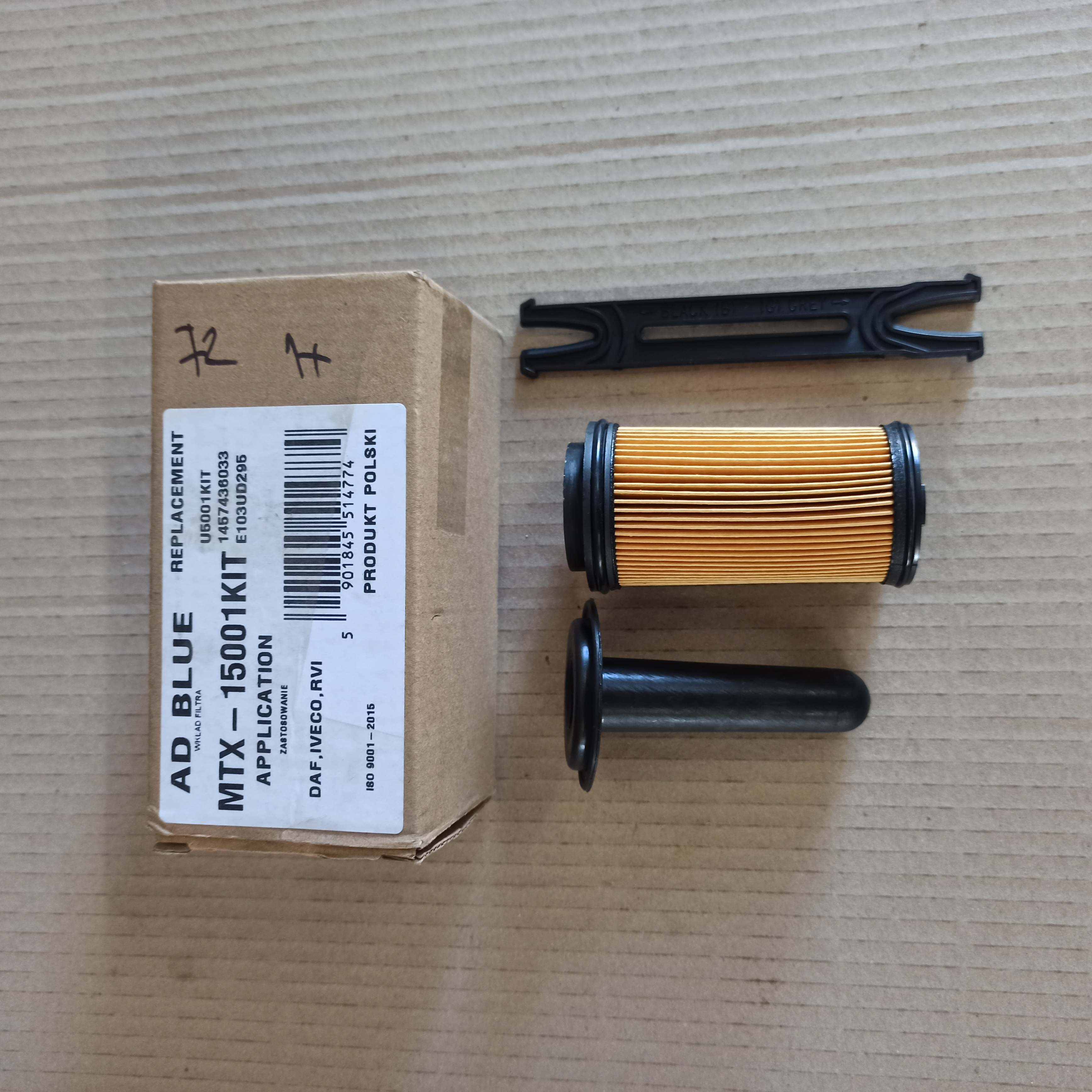 Filtr kapaliny AD BLUE - DAF, Iveco, RVI, ...