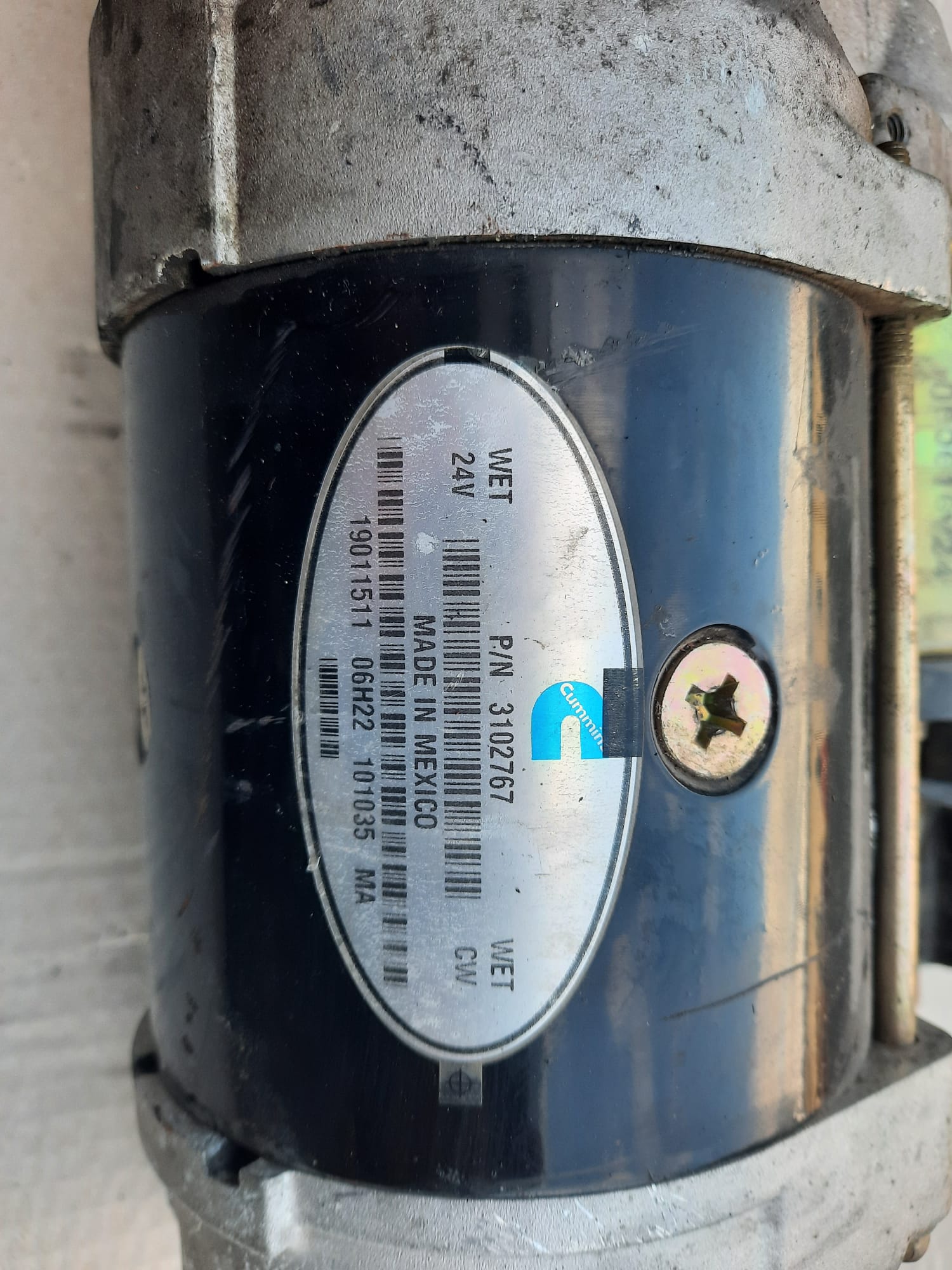 Startér Cummins 24V/9kW - použitý - Pandur II
