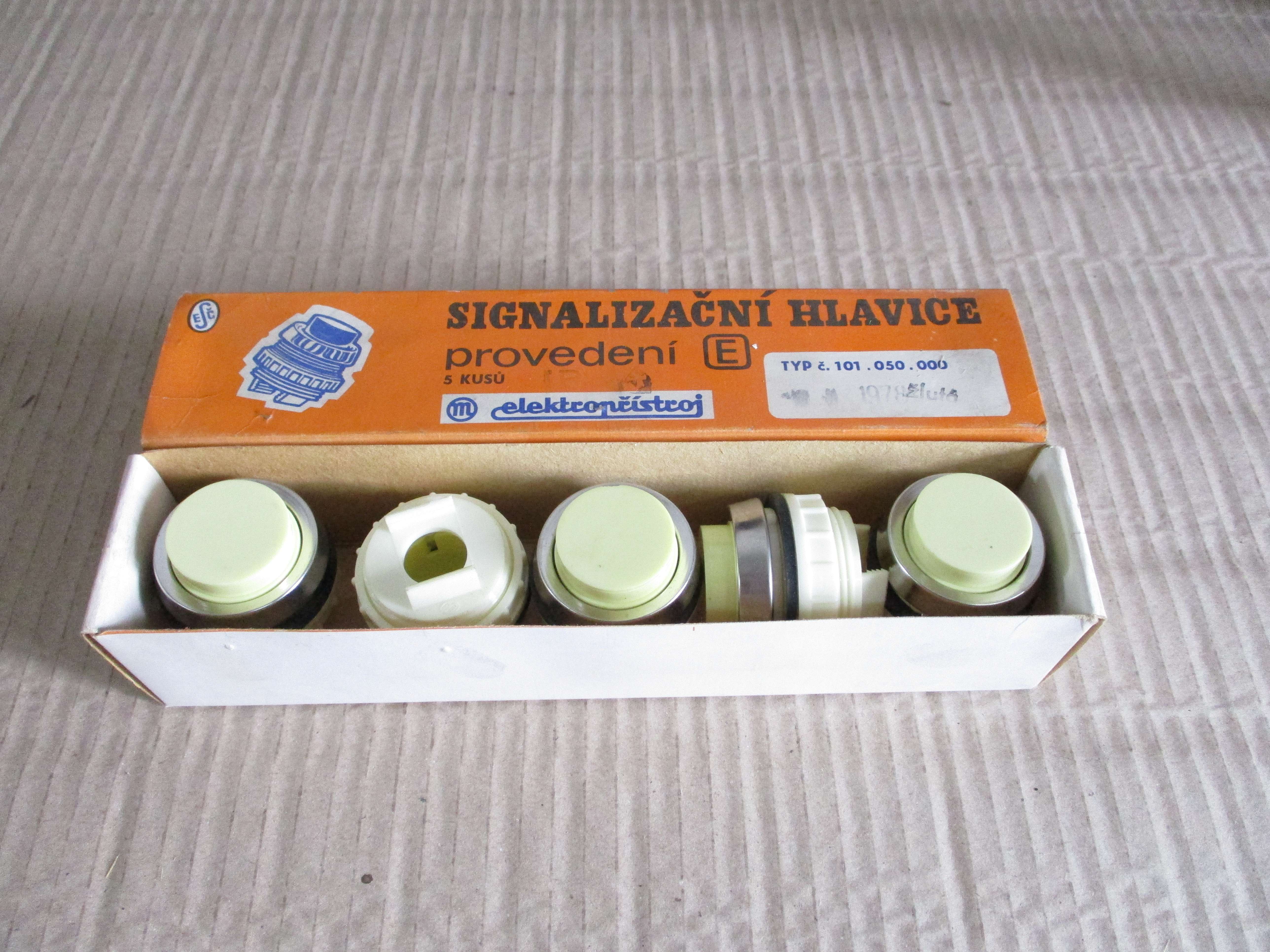 Signalizační hlavice T6E - žlutá