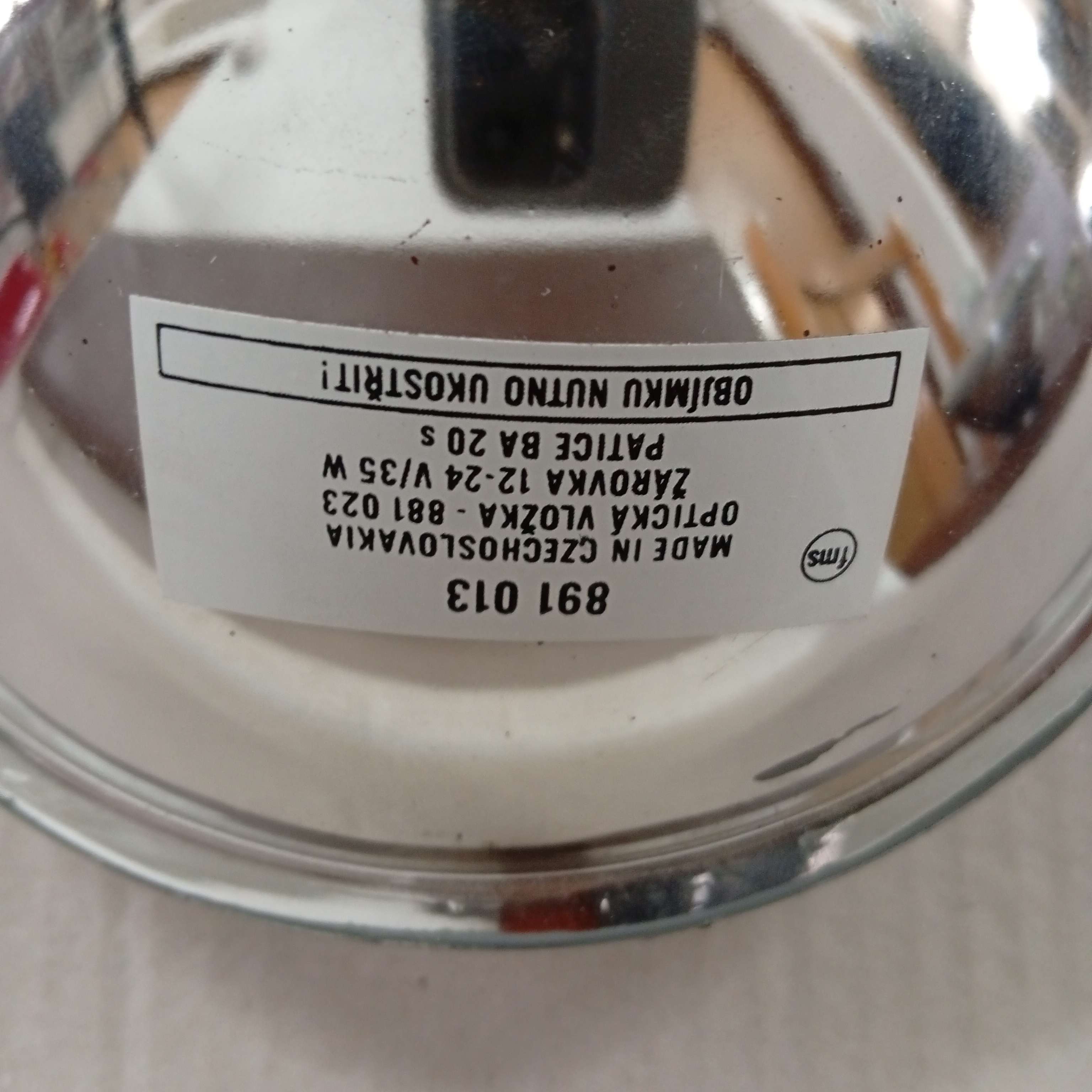 Parabola symetrická 891013 - pro pracovní světlomet - na jednovláknovou žárovkou - bez parkovačky