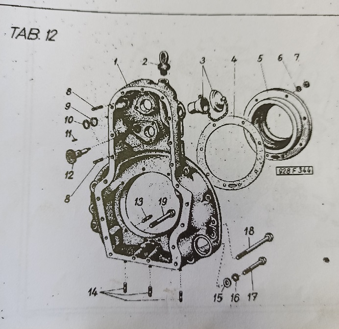 Víko motoru přední T138