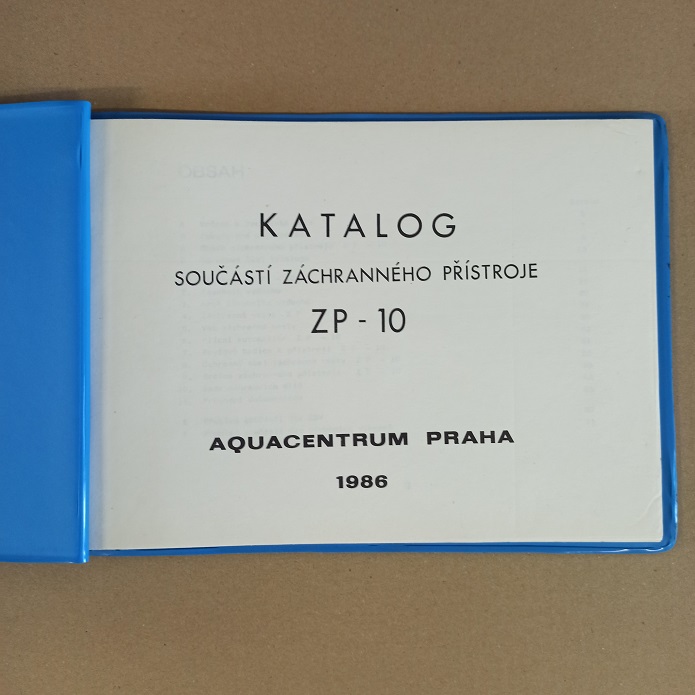 Katalog Součásti záchraného přístroje ZP-10