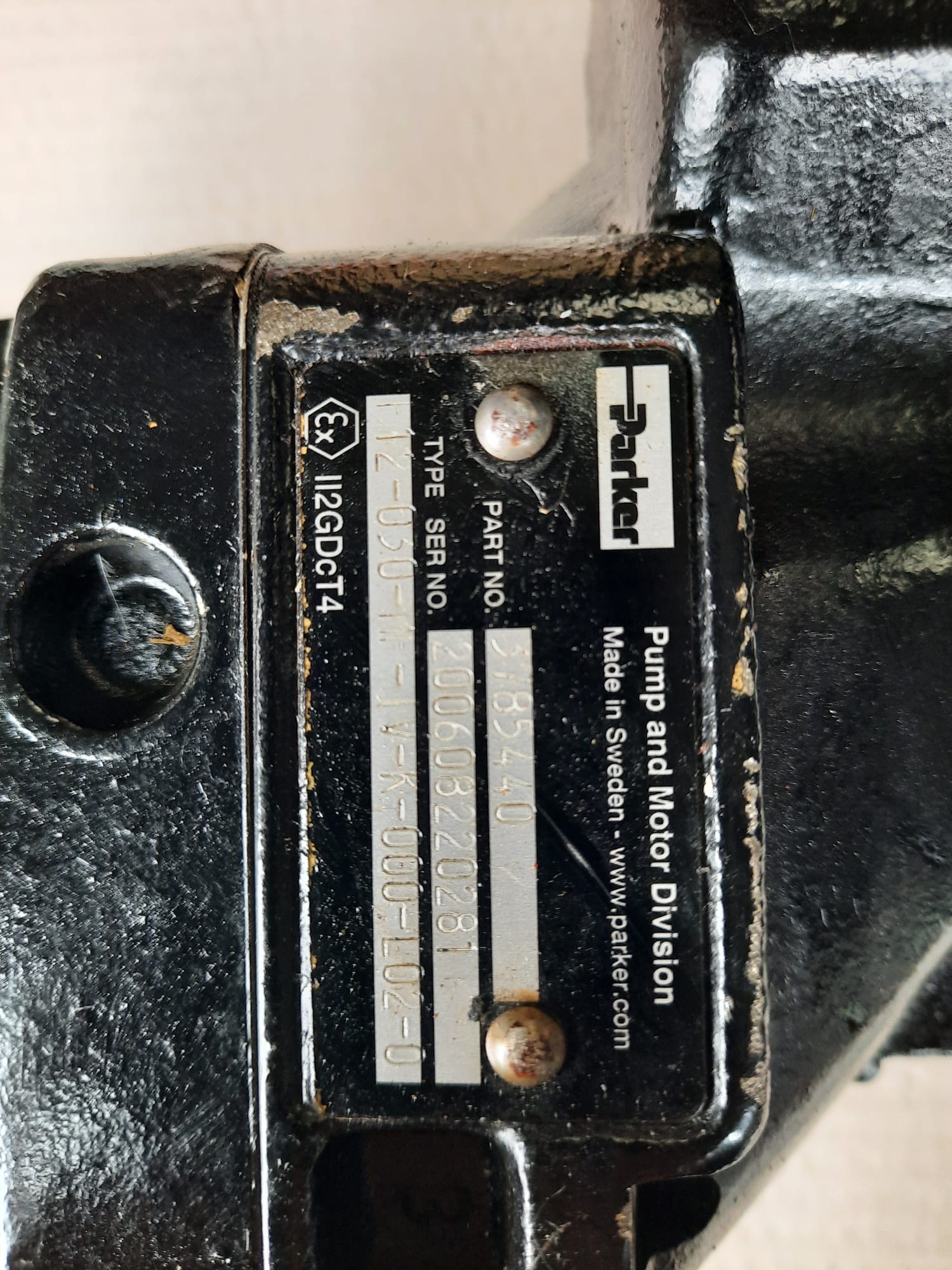 Hydromotor Parker - použitý - F12-30-MF-IV-K-000-L02