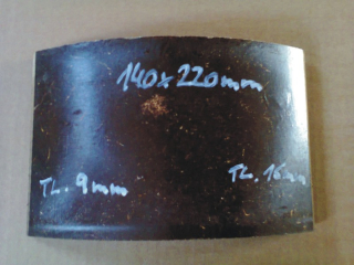 Obložení brzdové T148 - přední / 140x220mm, tl. 9/15mm