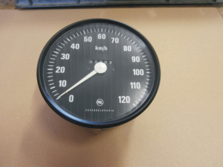 Rychloměr mechanický 120km / prům. 140mm