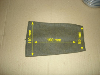 Manžeta plátěná PV3S - 85x110x190 mm