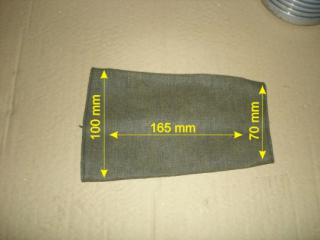 Manžeta plátěná PV3S - na kardan k poslední nápravě - 70x100x165 mm