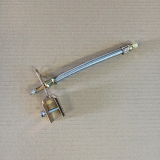 Prodloužení ventilku 150 mm - oplet. s držákem
