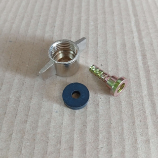 Koncovka hadice foukání pneu - motýlek 6mm / M16x1,5