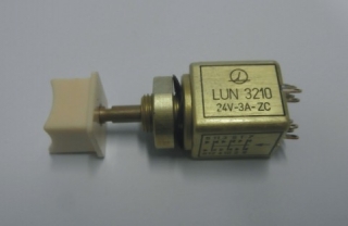 Spínač tlačítkový LUN 3210 / 24V-3A-ZC