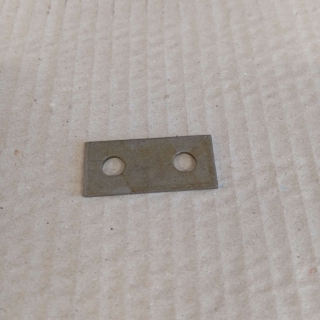 Příložka vyrovnávací PV3S 40x18x2 mm - k zarážce zpětného chodu