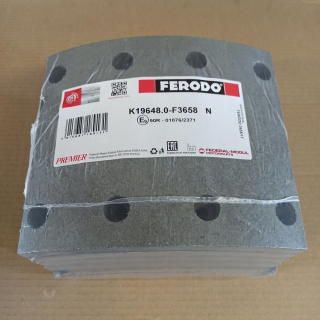 Obložení brzdové FERODO - sada 8 ks - 160x16 mm