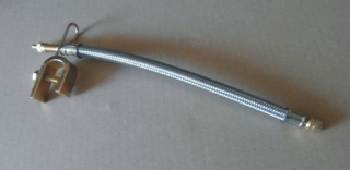 Prodloužení ventilku 210 mm - oplet. s držákem