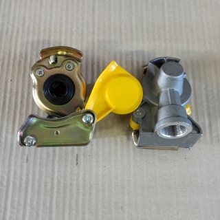 Hlavice spojovací žlutá M22x1,5 - velká