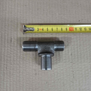 Spojka T - M22x1,5 - 2x prodloužené - rovná čela