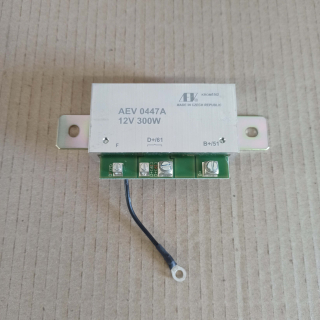 Regulátor dynama Praga V3S - 12V/300W - 25A - nová výroba - náhrada - AEV 0447A - plusová regulace