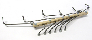 Sada vstřikovacích trubek LIAZ - motor M1.2 "C" - dřevěná lišta